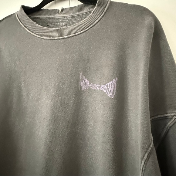 Aerie The Chill Crewneck Sweatshirt in Ghostbusters Graphic Gray Medium - Picture 7 of 12